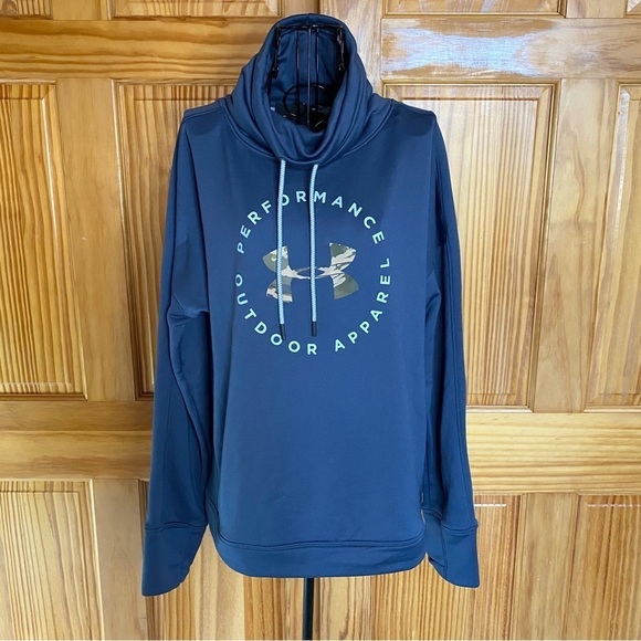 Under Armour Performance Outdoor Apparel Sweatshirt Gray Size Large - Picture 15 of 15